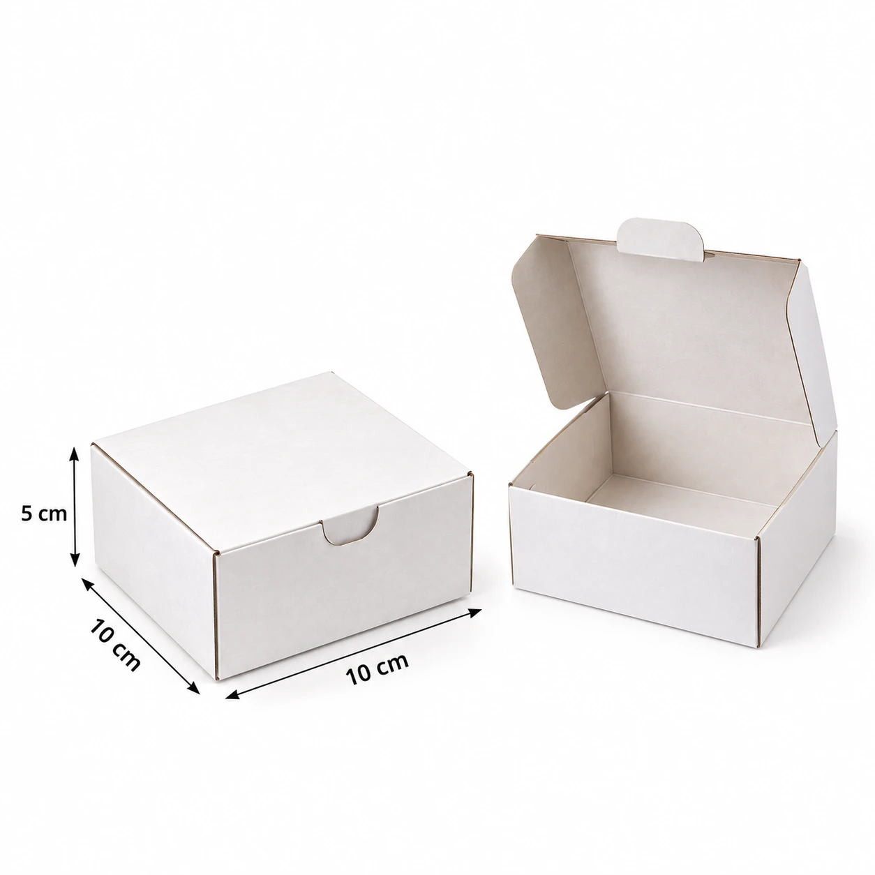 Caja blanca 10 x 10 x 5 cm