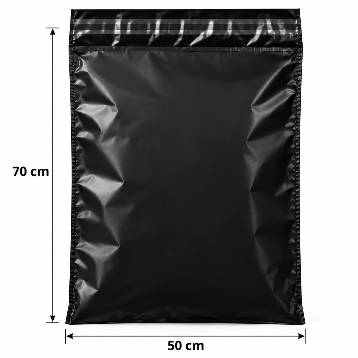Bolsa E-Commerce Negra 50 × 70 cm