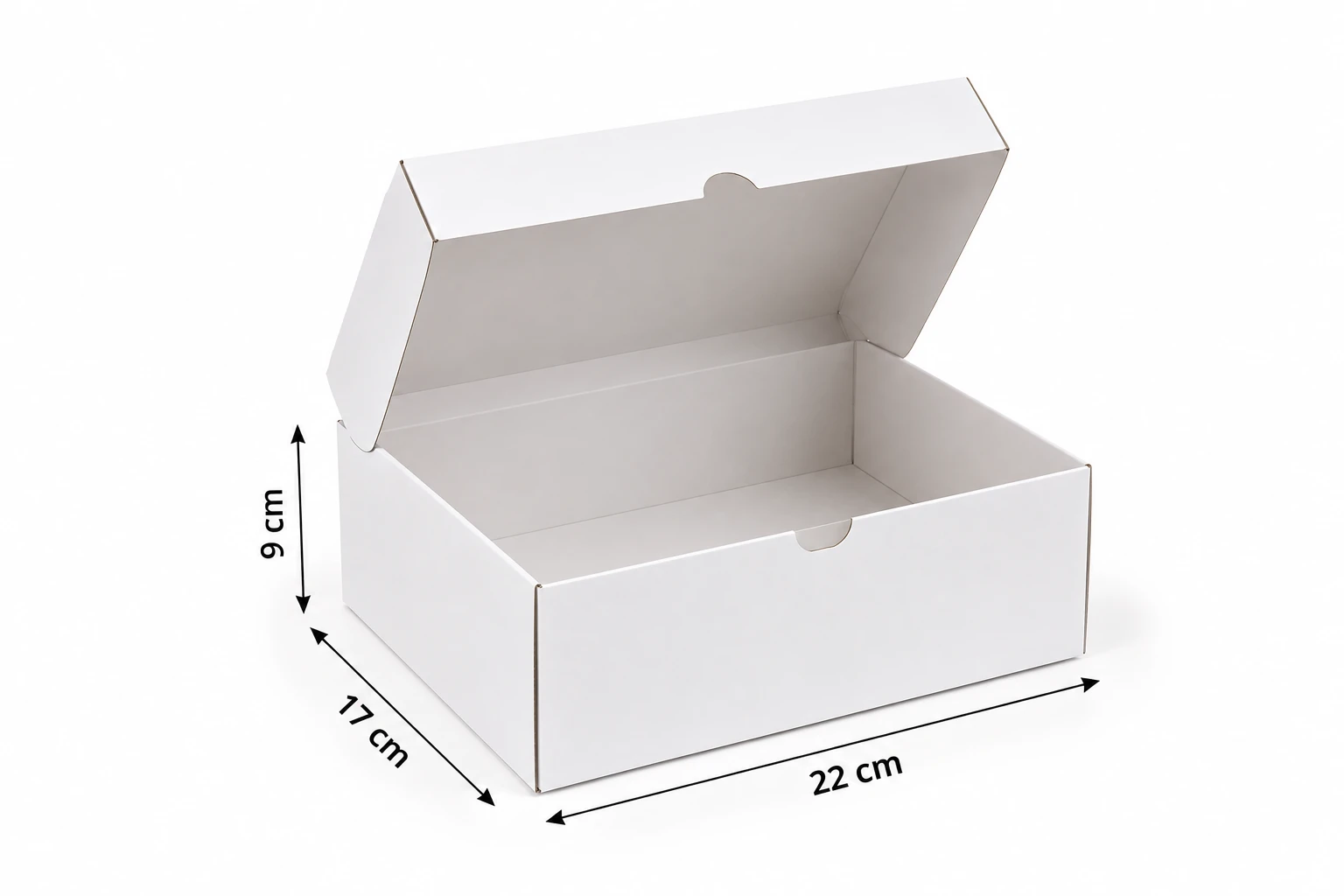 Caja blanca 22 x 17 x 9 cm