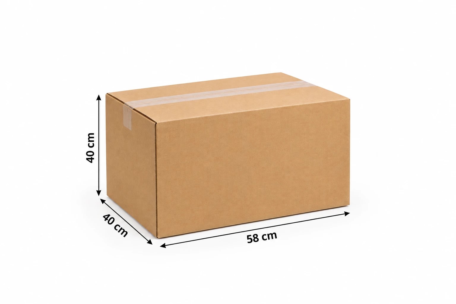 Caja mudanza 58 x 40 x 40 cm