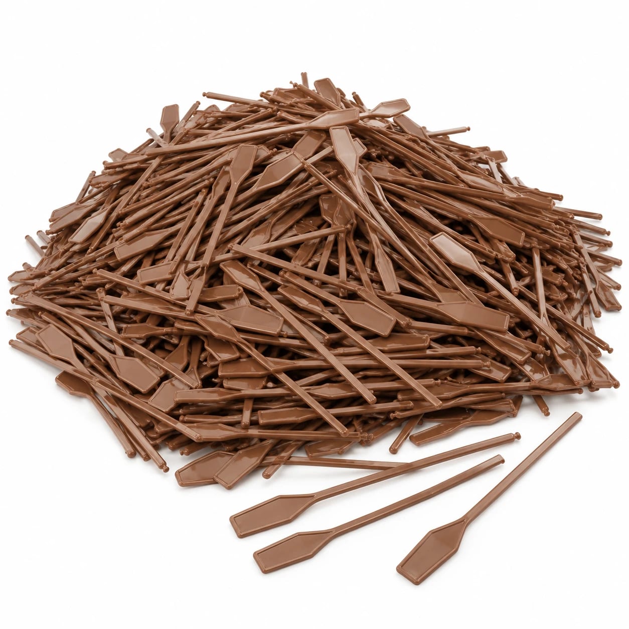 Mezcladores plásticos para café x 1000 unidades