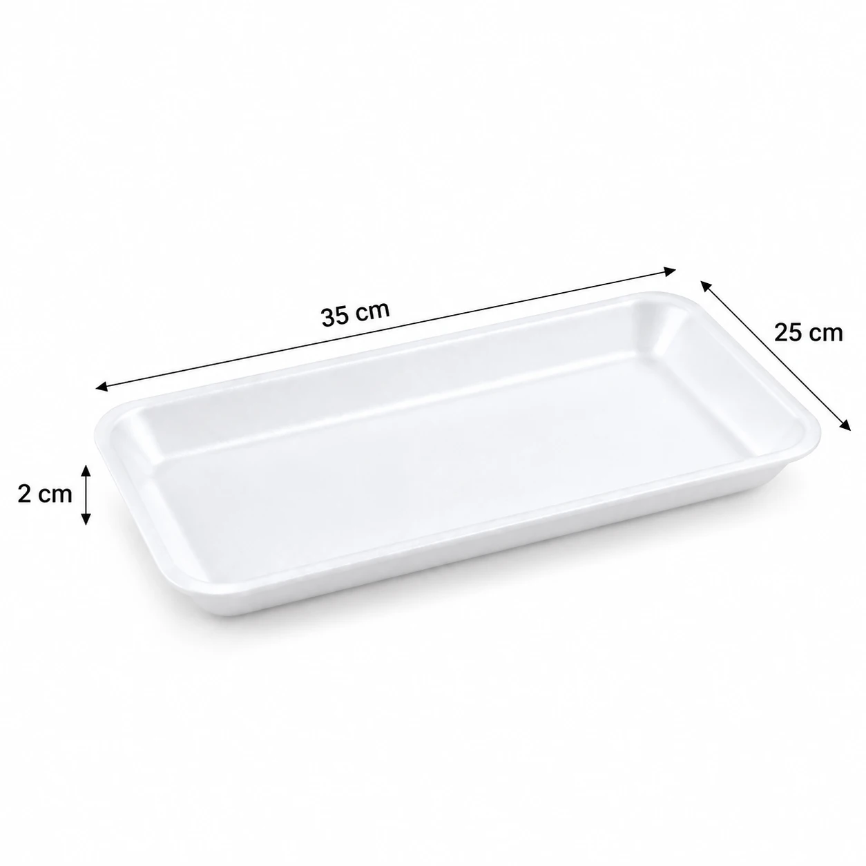 Bandeja de espuma darnel x10 unidades 25 x 35 x 2 cm