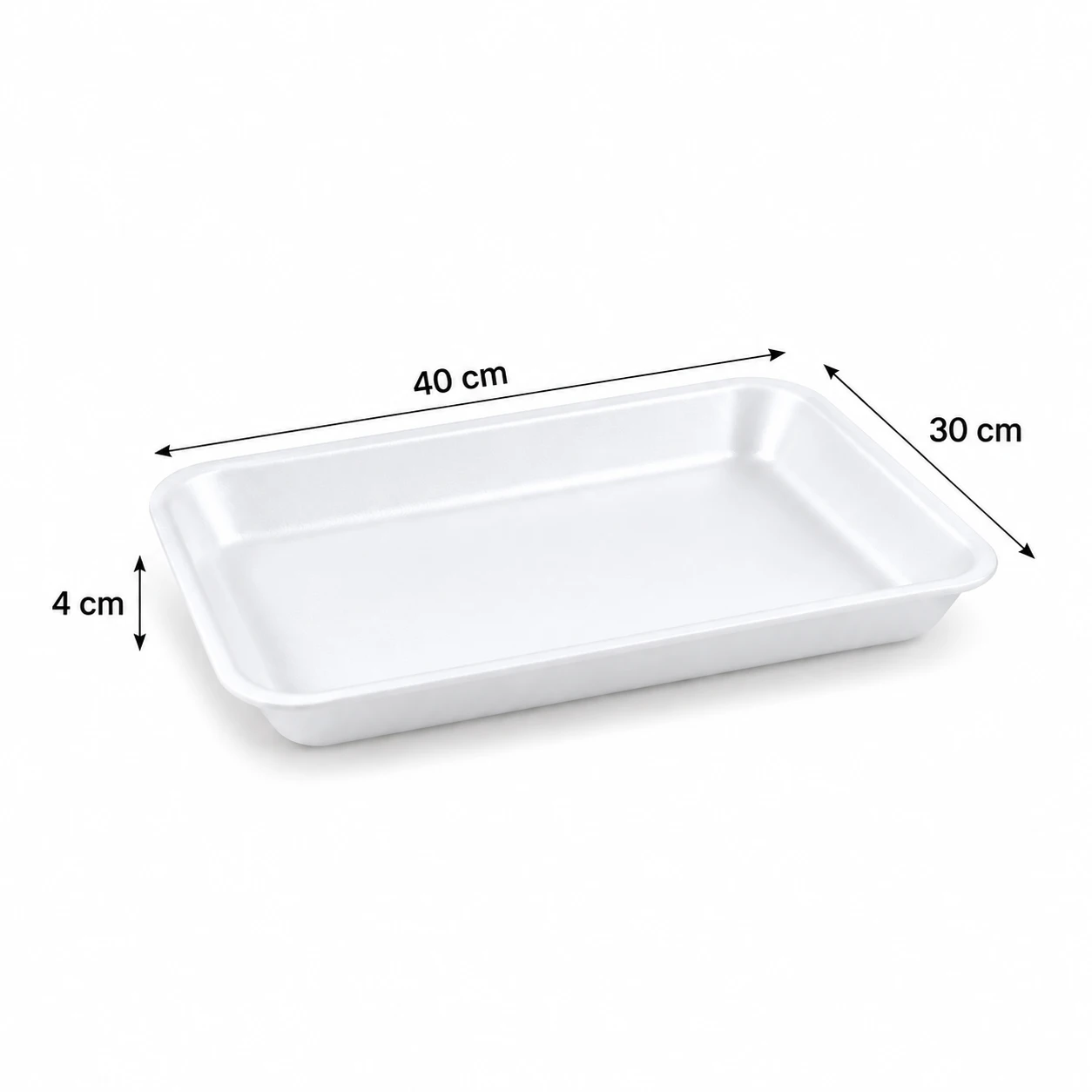 Bandeja de espuma darnel x10 unidades 30 x 40 x 4 cm