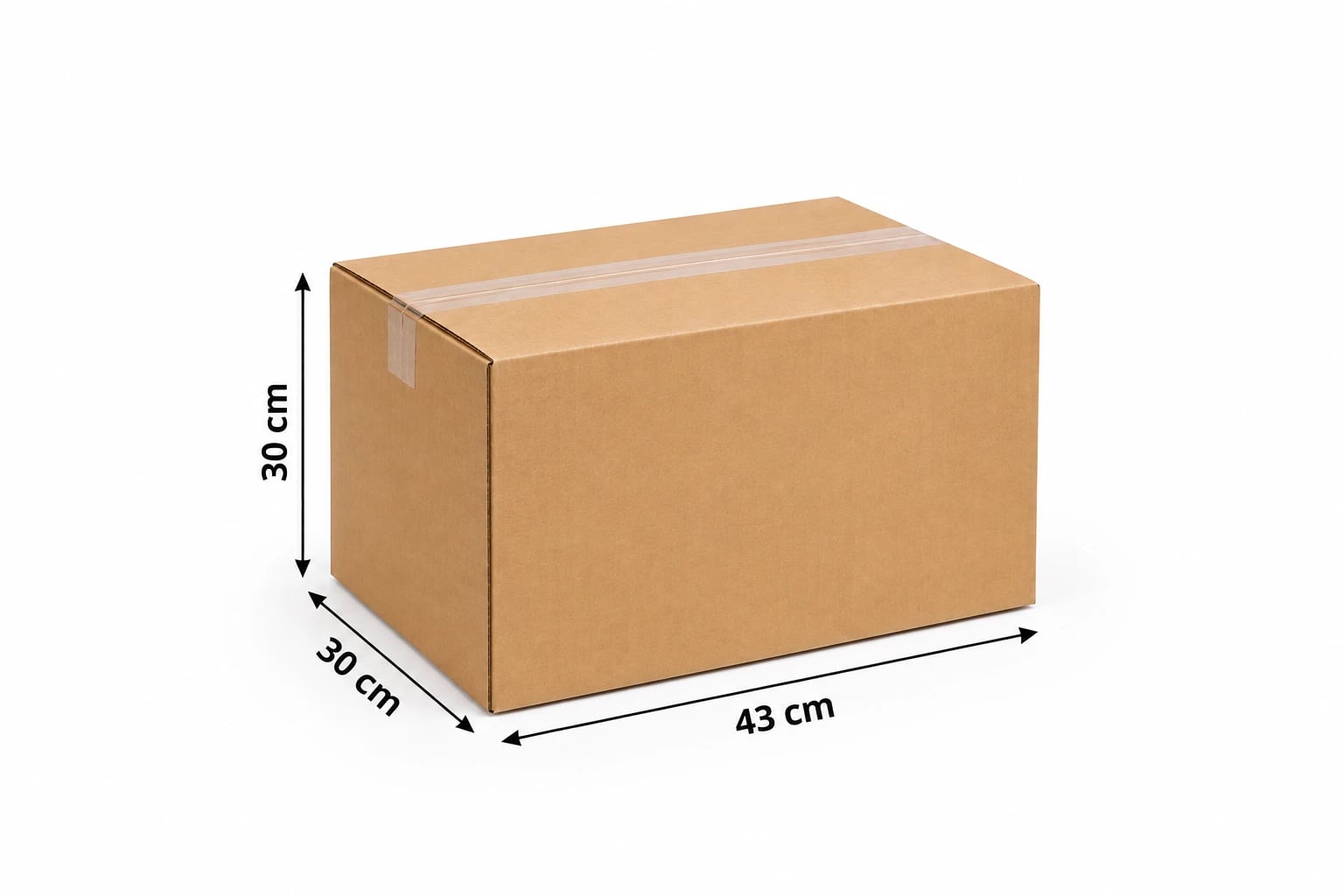 Caja mudanza 43 x 30 x 30 cm