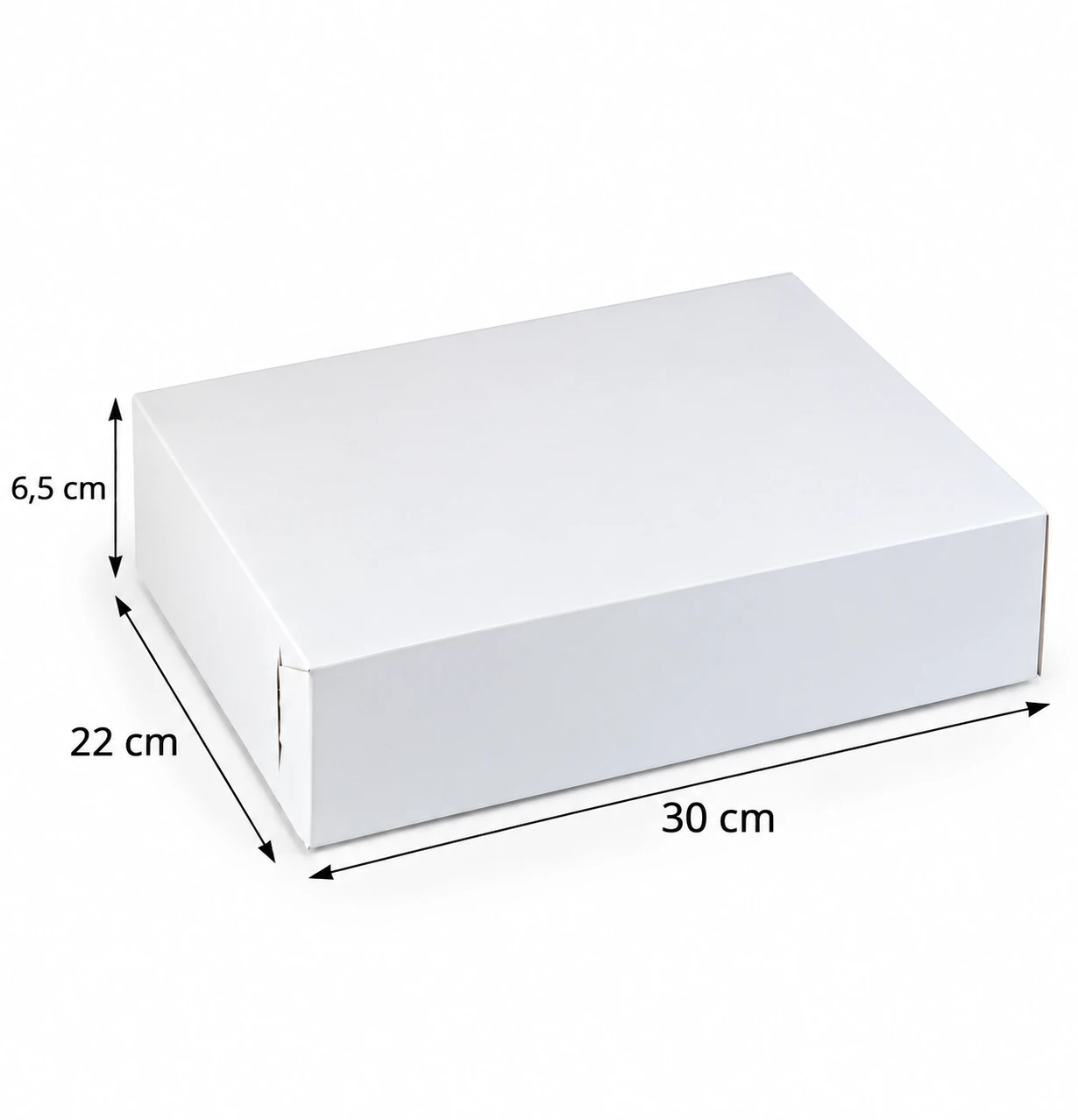 Caja blanca reforzada para 1 kg de masas