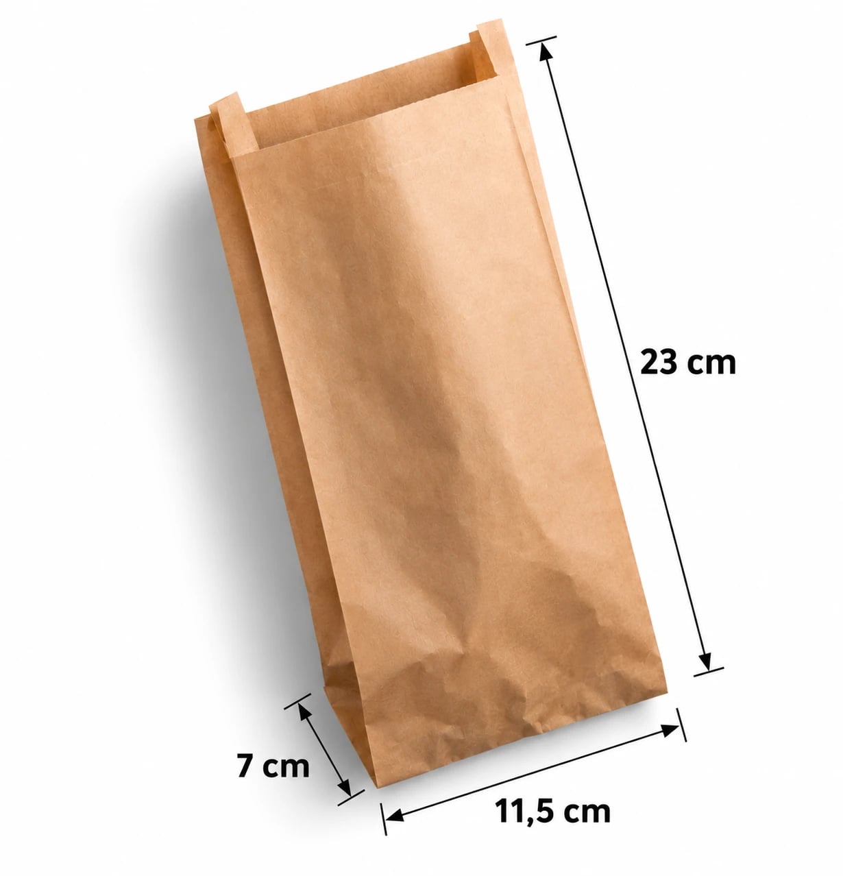 Bolsa empanada grande 11.5 x 23 x 7 cm