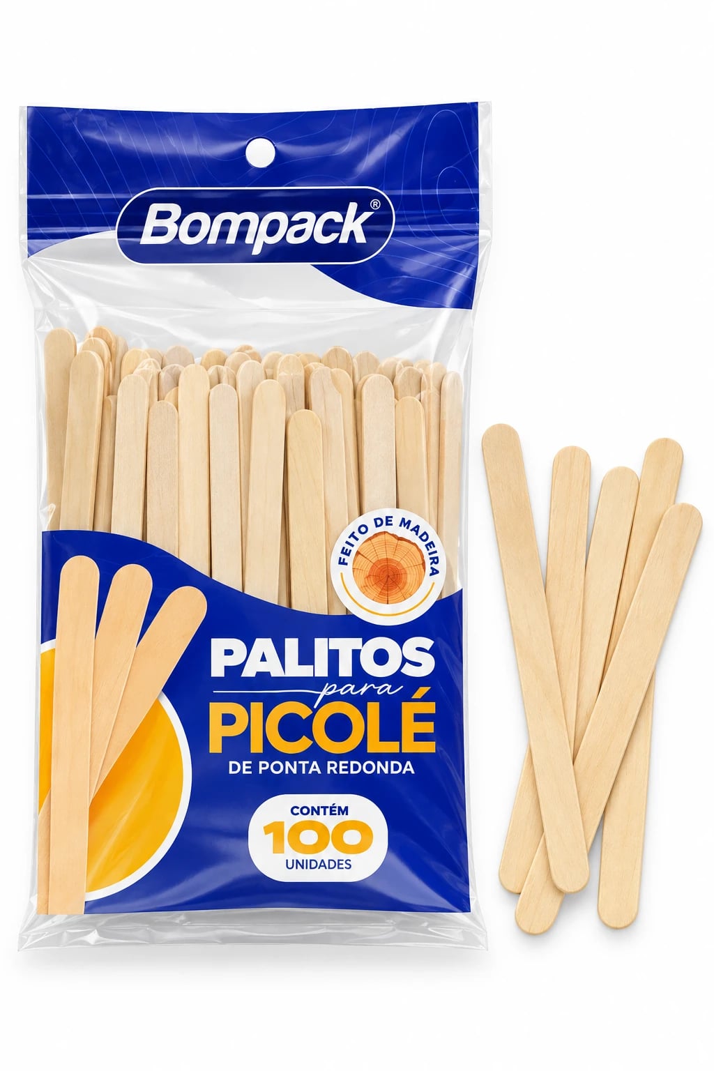 Palitos de madera para helado