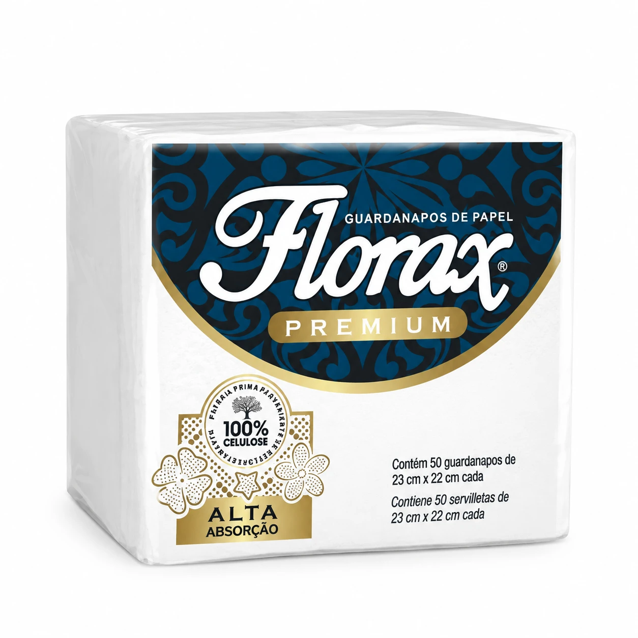 Servilleta florax premium 22 x 22 cm