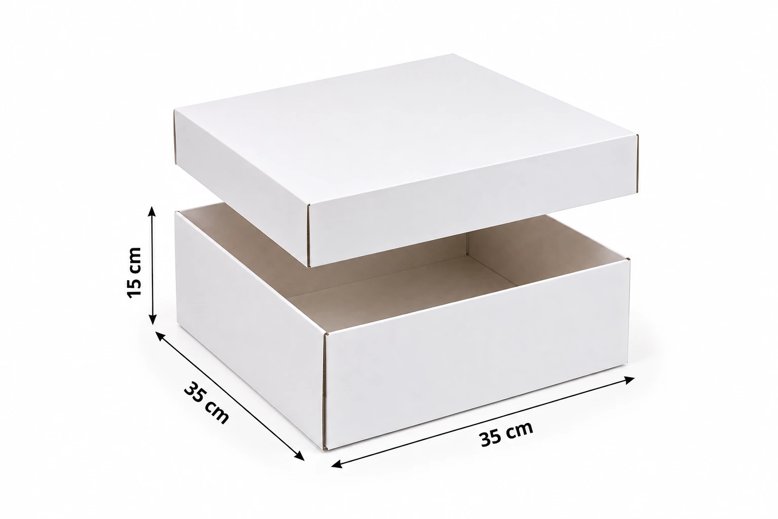 Caja postre 35 x 35 x 15 cm