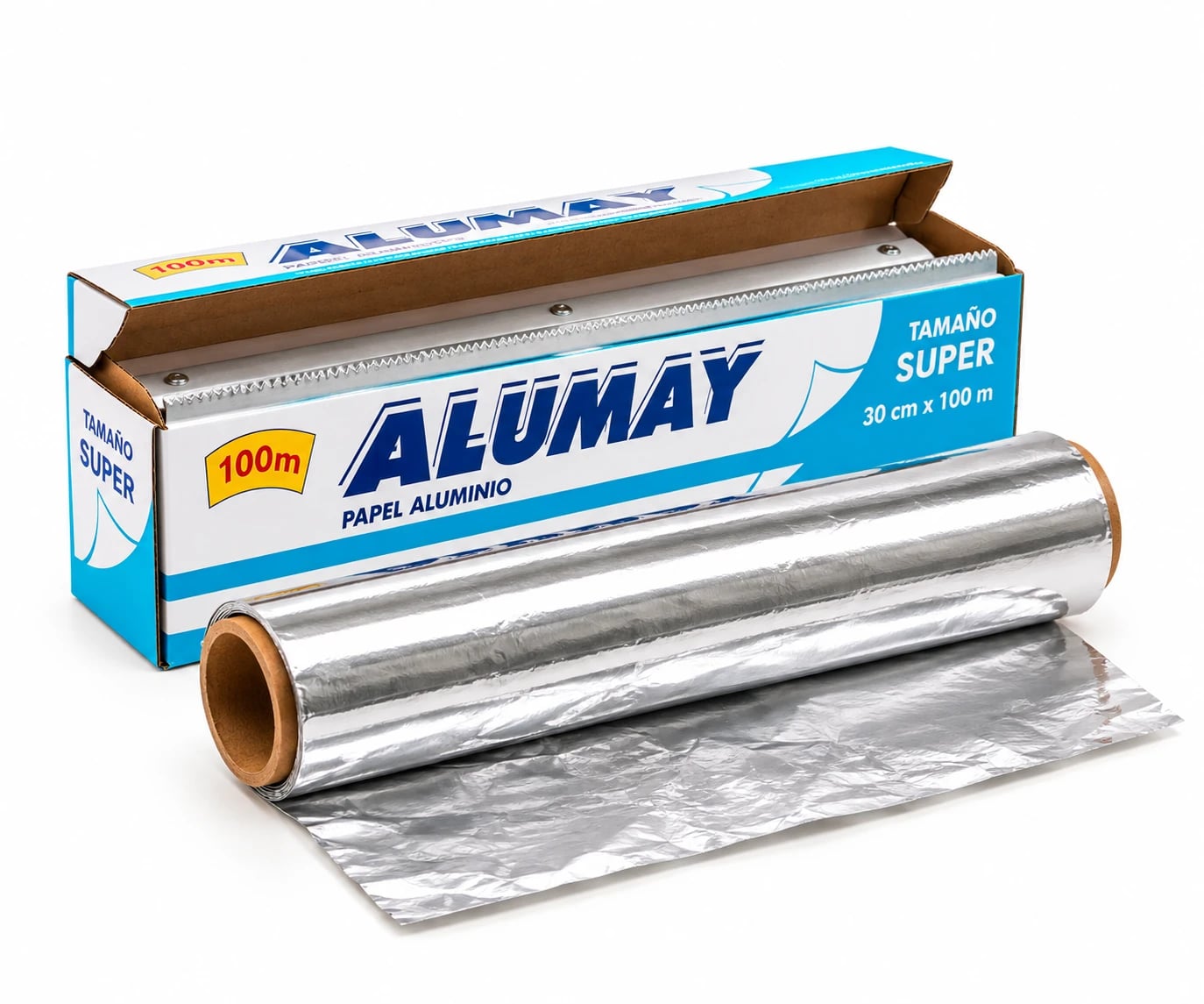 Papel Aluminio Alumay 30 cm × 100 m