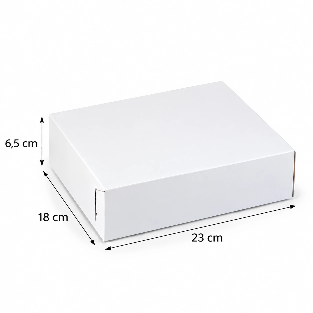Caja blanca reforzada para 1/2 kg de masas