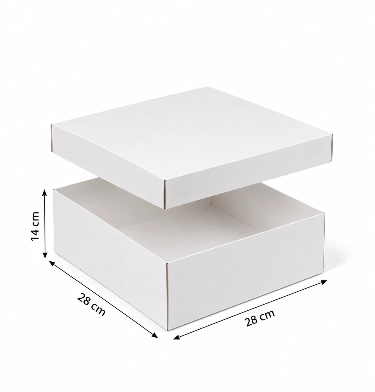 Caja postre 28 x 28 x 14 cm Fina