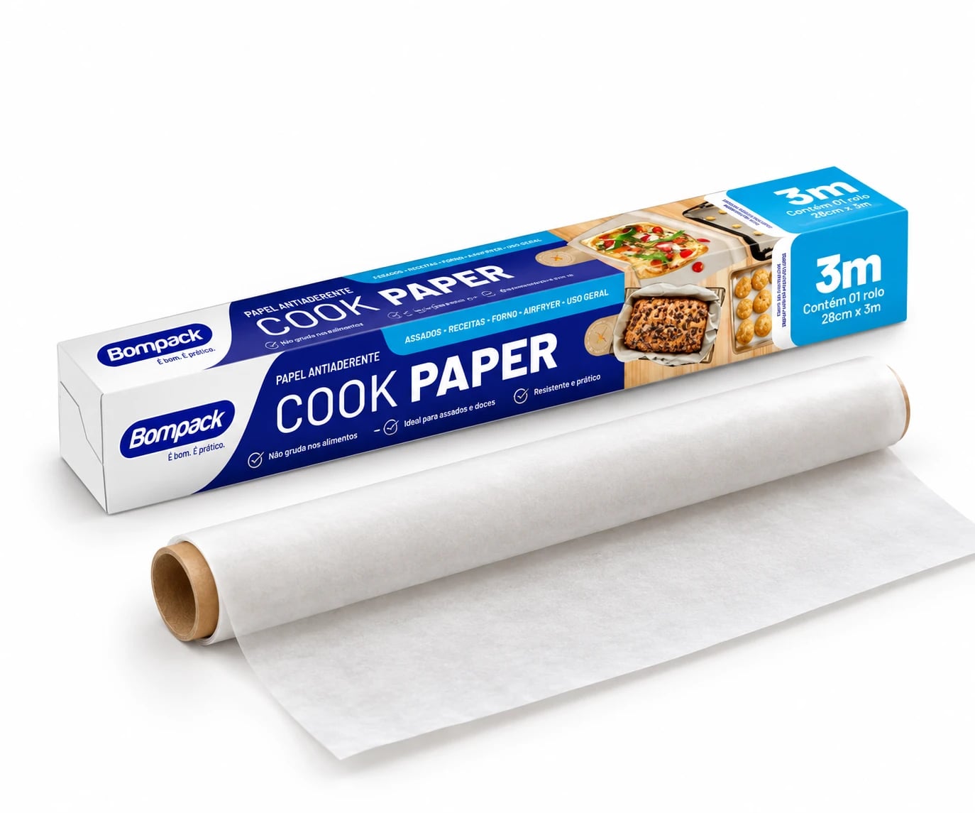 Papel antiadherente Cook Paper 28 cm × 3 m